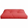 Cojín para sofá de palets de tela rojo 70x70x12 cm de , Cojines para sillas y sofás - Ref: Foro24-360475, Precio: 28,59 €, De...