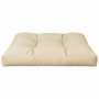 Cojín para sofá de palets de tela beige 80x80x12 cm de , Cojines para sillas y sofás - Ref: Foro24-360494, Precio: 40,31 €, D...