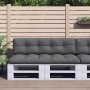 Cushions for pallets, 2 units, anthracite gray fabric. by , Cushions for chairs and sofas - Ref: Foro24-360821, Price: 118,24...