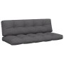 Cushions for pallets, 2 units, anthracite gray fabric. by , Cushions for chairs and sofas - Ref: Foro24-360821, Price: 118,24...