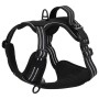 Dog harness with adjustable reflective bands black M by , Dog products - Ref: Foro24-4013365, Price: 22,99 €, Discount: %