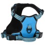 Adjustable blue dog harness with reflective bands, size L. by , Dog products - Ref: Foro24-4013371, Price: 20,99 €, Discount: %