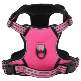 Hundegeschirr mit verstellbarer Leine und rosa Halsband S von , Hundeprodukte - Ref: Foro24-4013384, Preis: 26,73 €, Rabatt: %