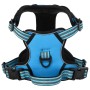 Dog harness with adjustable blue leash and collar, size M. by , Dog products - Ref: Foro24-4013386, Price: 28,64 €, Discount: %