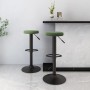 Kitchen stools 2 units dark green velvet by , Kitchen stools - Ref: Foro24-333146, Price: 91,06 €, Discount: %