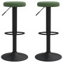 Kitchen stools 2 units dark green velvet by , Kitchen stools - Ref: Foro24-333146, Price: 91,06 €, Discount: %