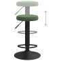 Kitchen stools 2 units dark green velvet by , Kitchen stools - Ref: Foro24-333146, Price: 91,06 €, Discount: %