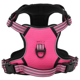 Arnés para perros con correa y collar ajustable rosa XL de , Productos para perros - Ref: Foro24-4013399, Precio: 28,99 €, De...