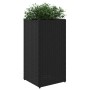 Jardineras 2 unidades ratán sintético negro 30x30x60 cm de , Maceteros y jardineras - Ref: Foro24-3210516, Precio: 94,79 €, D...