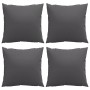 Sofa cushions 4 units in anthracite gray fabric 40x40 cm by , Cushions for chairs and sofas - Ref: Foro24-360359, Price: 33,5...