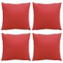 Cojines de sofá 4 unidades tela rojo 40x40 cm de , Cojines para sillas y sofás - Ref: Foro24-360365, Precio: 26,78 €, Descuen...