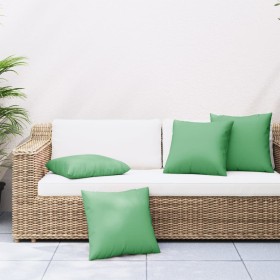 Sofa cushions 4 units green fabric 50x50 cm by , Cushions for chairs and sofas - Ref: Foro24-360386, Price: 31,05 €, Discount: %