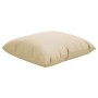 Sofa cushions 4 units beige fabric 50x50 cm by , Cushions for chairs and sofas - Ref: Foro24-360384, Price: 43,45 €, Discount: %