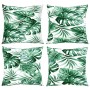 Sofa cushions 4 pcs leaf print fabric 40x40 cm by , Cushions for chairs and sofas - Ref: Foro24-360371, Price: 28,21 €, Disco...