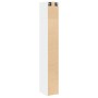 Narrow white engineered wood wardrobe 30x42.5x225 cm by , Sideboards - Ref: Foro24-3281259, Price: 201,92 €, Discount: %