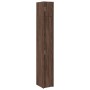 Narrow engineered wood wardrobe in brown oak, 30x42.5x225 cm by , Sideboards - Ref: Foro24-3281265, Price: 171,99 €, Discount: %