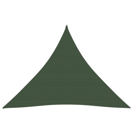 Toldo de vela verde oscuro HDPE 160 g/m² 3,6x3,6x3,6 m de vidaXL, Sombrillas - Ref: Foro24-311473, Precio: 29,46 €, Descuento: %