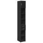 Narrow black engineered wood wardrobe 30x42.5x225 cm by , Sideboards - Ref: Foro24-3281267, Price: 134,94 €, Discount: %