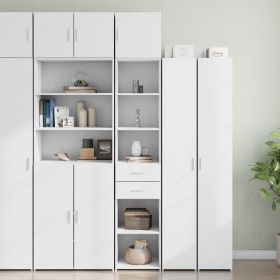 Narrow white engineered wood wardrobe 40x42.5x225 cm by , Sideboards - Ref: Foro24-3281273, Price: 176,99 €, Discount: %