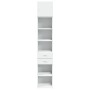 Narrow white engineered wood wardrobe 40x42.5x225 cm by , Sideboards - Ref: Foro24-3281273, Price: 176,68 €, Discount: %