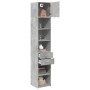 Armario estrecho madera ingeniería gris Sonoma 40x42,5x225 cm de , Aparadores - Ref: Foro24-3281278, Precio: 176,90 €, Descue...