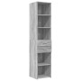 Narrow Sonoma gray engineered wood wardrobe 40x42.5x225 cm by , Sideboards - Ref: Foro24-3281278, Price: 176,68 €, Discount: %