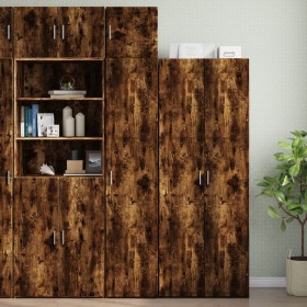 Schmaler Schrank aus geräucherter Eichen-Ingenieurholz 40x42,5x225 cm. von , Sideboards - Ref: Foro24-3281284, Preis: 162,99 ...