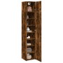 Narrow smoked oak engineered wood wardrobe 40x42.5x225 cm by , Sideboards - Ref: Foro24-3281284, Price: 163,36 €, Discount: %