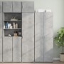 Narrow engineered wood wardrobe in gray concrete, 45x42.5x225 cm by , Sideboards - Ref: Foro24-3281290, Price: 188,69 €, Disc...