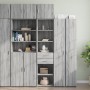 Armario estrecho madera ingeniería gris Sonoma 45x42,5x225 cm de , Aparadores - Ref: Foro24-3281299, Precio: 171,99 €, Descue...