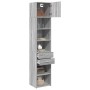 Armario estrecho madera ingeniería gris Sonoma 45x42,5x225 cm de , Aparadores - Ref: Foro24-3281299, Precio: 171,99 €, Descue...