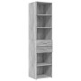 Armario estrecho madera ingeniería gris Sonoma 45x42,5x225 cm de , Aparadores - Ref: Foro24-3281299, Precio: 171,99 €, Descue...