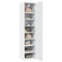 Narrow white engineered wood wardrobe 50x42.5x225 cm by , Sideboards - Ref: Foro24-3281301, Price: 225,21 €, Discount: %