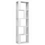 Glossy white plywood shelf 45x24x159 cm by vidaXL, Bookcases and shelves - Ref: Foro24-800114, Price: 55,36 €, Discount: %