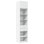 Narrow white engineered wood wardrobe 50x42.5x225 cm by , Sideboards - Ref: Foro24-3281308, Price: 181,22 €, Discount: %