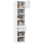 Narrow white engineered wood wardrobe 50x42.5x225 cm by , Sideboards - Ref: Foro24-3281308, Price: 181,22 €, Discount: %