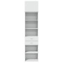 Narrow white engineered wood wardrobe 50x42.5x225 cm by , Sideboards - Ref: Foro24-3281308, Price: 181,22 €, Discount: %