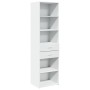 Narrow white engineered wood wardrobe 50x42.5x225 cm by , Sideboards - Ref: Foro24-3281308, Price: 181,22 €, Discount: %