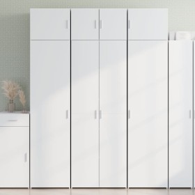 Weißer Holzschrank aus Ingenieurholz 70x42,5x225 cm von , Sideboards - Ref: Foro24-3281329, Preis: 279,45 €, Rabatt: %