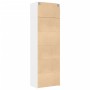 Engineered wood white wardrobe 70x42.5x225 cm by , Sideboards - Ref: Foro24-3281329, Price: 299,58 €, Discount: %