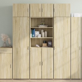 Armario de madera de ingeniería roble Sonoma 70x42,5x225 cm de , Aparadores - Ref: Foro24-3281317, Precio: 221,99 €, Descuent...