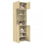 Engineered wood wardrobe in Sonoma oak, 70x42.5x225 cm by , Sideboards - Ref: Foro24-3281317, Price: 221,99 €, Discount: %