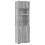 Armario de madera ingeniería gris Sonoma 70x42,5x225 cm de , Aparadores - Ref: Foro24-3281320, Precio: 227,12 €, Descuento: %