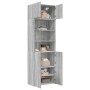 Armario de madera ingeniería gris Sonoma 70x42,5x225 cm de , Aparadores - Ref: Foro24-3281320, Precio: 227,12 €, Descuento: %