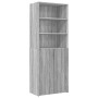 Armario de madera ingeniería gris Sonoma 70x42,5x225 cm de , Aparadores - Ref: Foro24-3281320, Precio: 227,12 €, Descuento: %