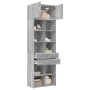 Armario de madera ingeniería gris Sonoma 70x42,5x225 cm de , Aparadores - Ref: Foro24-3281341, Precio: 242,79 €, Descuento: %