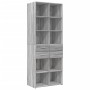 Armario de madera ingeniería gris Sonoma 70x42,5x225 cm de , Aparadores - Ref: Foro24-3281341, Precio: 242,79 €, Descuento: %