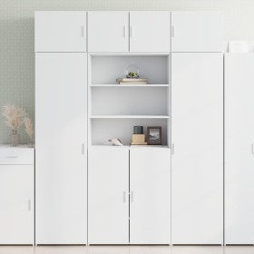 Weißer Schrank aus Holzwerkstoff 80x42,5x225 cm von , Sideboards - Ref: Foro24-3281343, Preis: 243,99 €, Rabatt: %