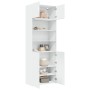 White engineered wood wardrobe 80x42.5x225 cm by , Sideboards - Ref: Foro24-3281343, Price: 245,16 €, Discount: %