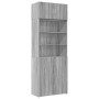 Wooden wardrobe in gray Sonoma engineering 80x42.5x225 cm by , Sideboards - Ref: Foro24-3281348, Price: 241,99 €, Discount: %